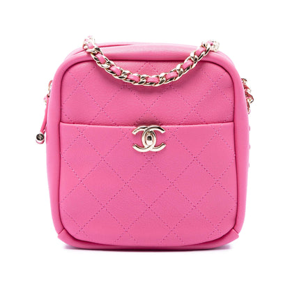 Chanel Stitched Goatskin Casual Trip North South Camera Case