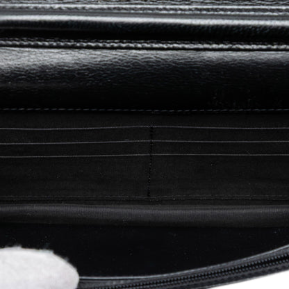 Chanel Stitched Goatskin Golden CC Wallet On Chain