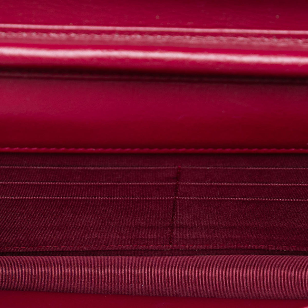 Chanel Stitched Goatskin Golden CC Wallet On Chain