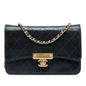 Chanel Stitched Goatskin Golden CC Wallet On Chain