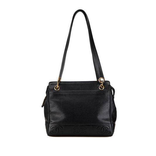 Chanel Triple CC Caviar Shoulder Bag
