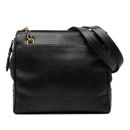 Chanel Triple CC Caviar Shoulder Bag