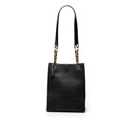 Chanel Triple CC Caviar Tote
