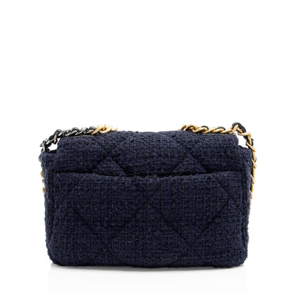 Chanel Tweed 19 Medium Flap Bag
