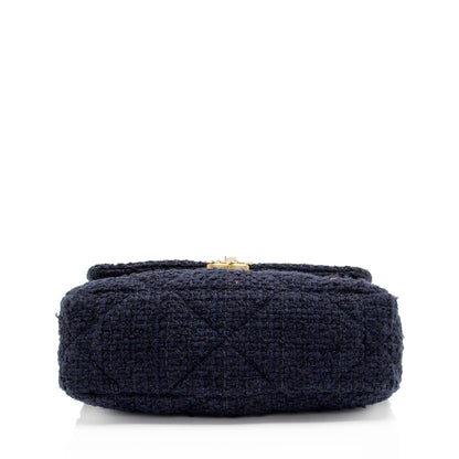 Chanel Tweed 19 Medium Flap Bag