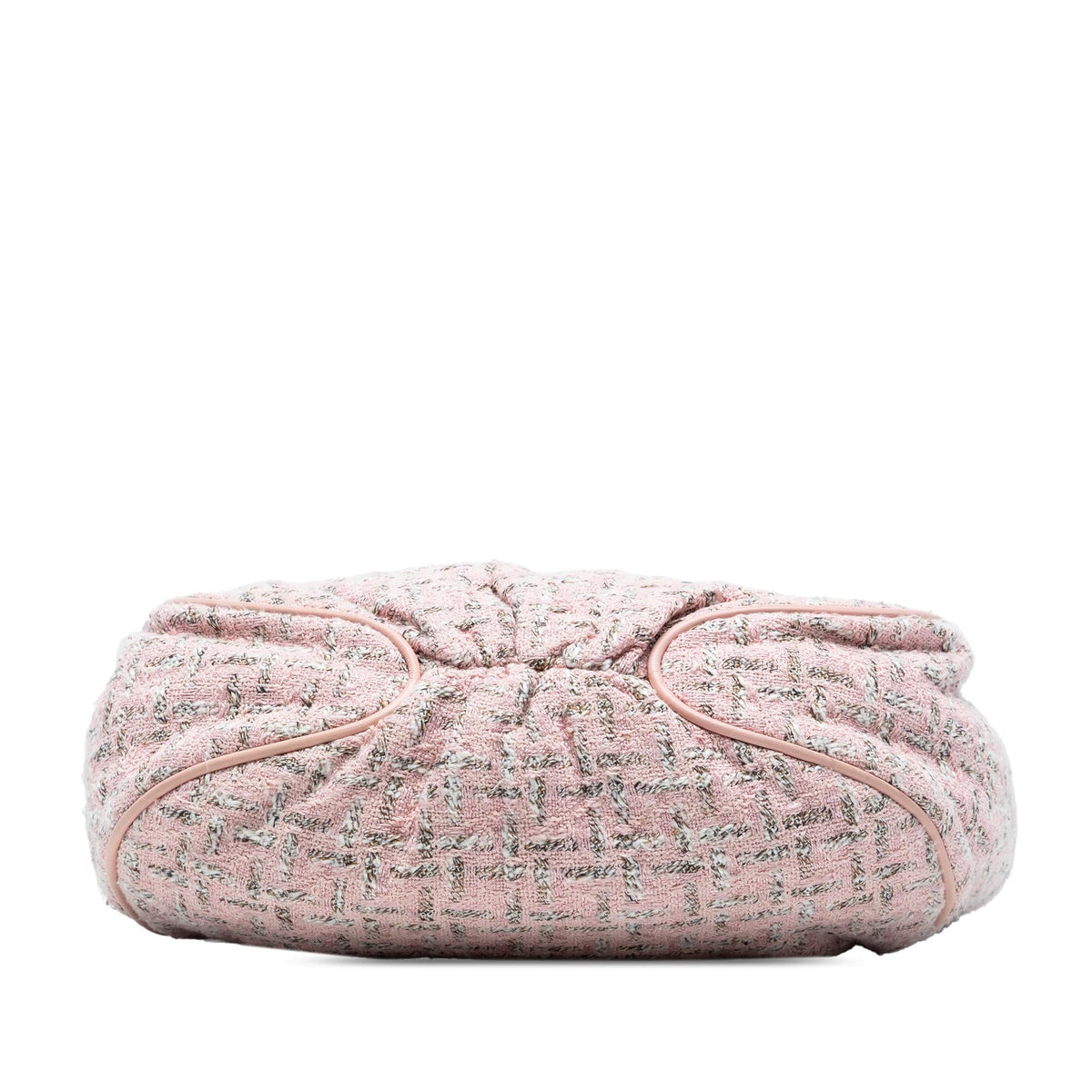 Chanel Tweed Boucle Knitting Top Handle Bag