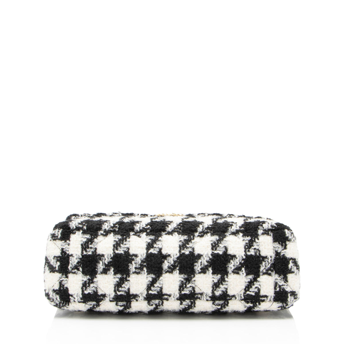 Chanel Tweed Houndstooth 19 Large Flap Shoulder Bag