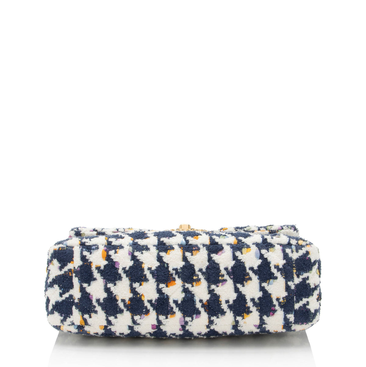Chanel Tweed Houndstooth 19 Medium Flap Shoulder Bag