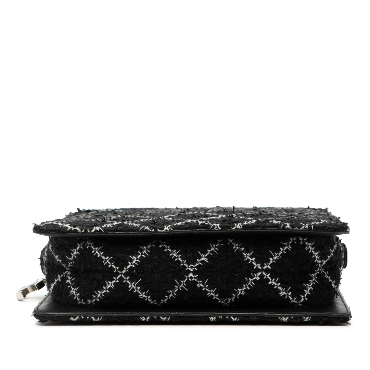 Chanel Tweed and Resin Zipped Chain Shopping Bag