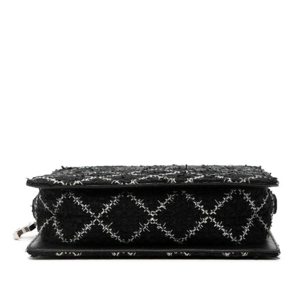 Chanel Tweed and Resin Zipped Chain Shopping Bag