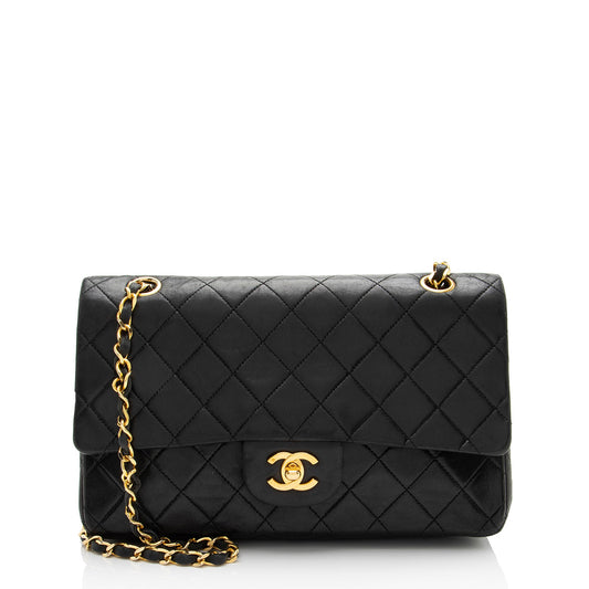 Chanel Vintage Lambskin Classic Medium Double Flap Bag