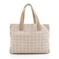 Chanel Vintage Nylon Travel Line Large Tote (SHF-20979)