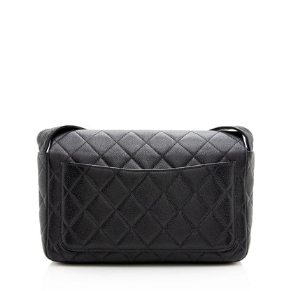 Chanel Vintage Quilted Leather Flap Shoulder Bag (SHF-18935)