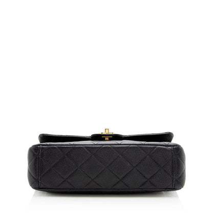 Chanel Vintage Quilted Leather Flap Shoulder Bag (SHF-18935)