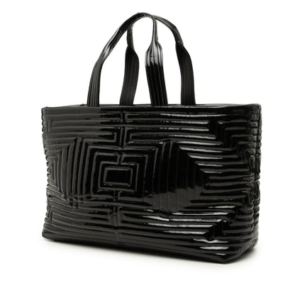 Chanel Vinyl Coco Ming Grand Shopping Tote