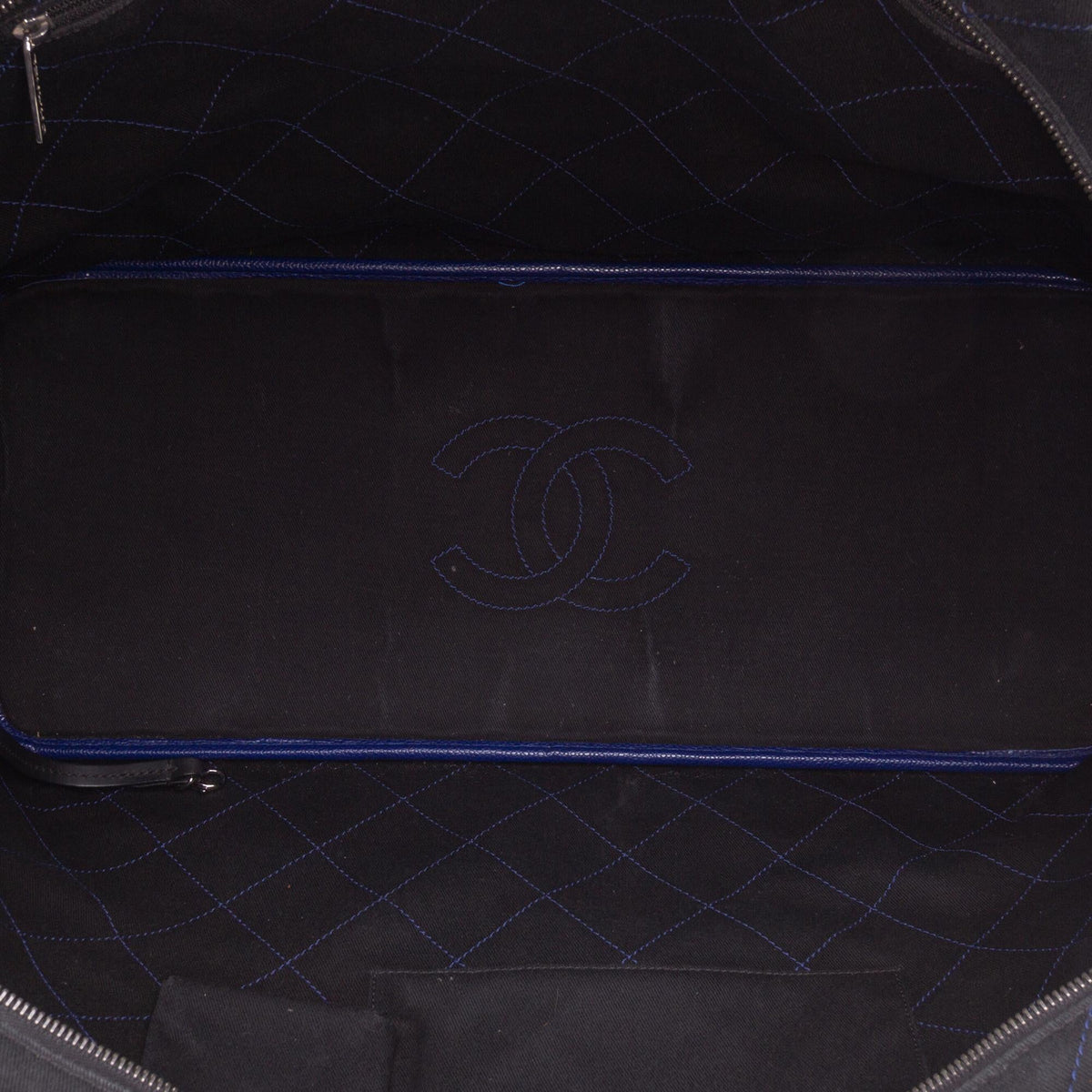 Chanel XL Quilted Caviar Shopping Fever Tote